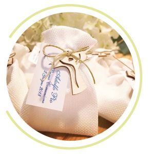 Sacchetto confetti cotone